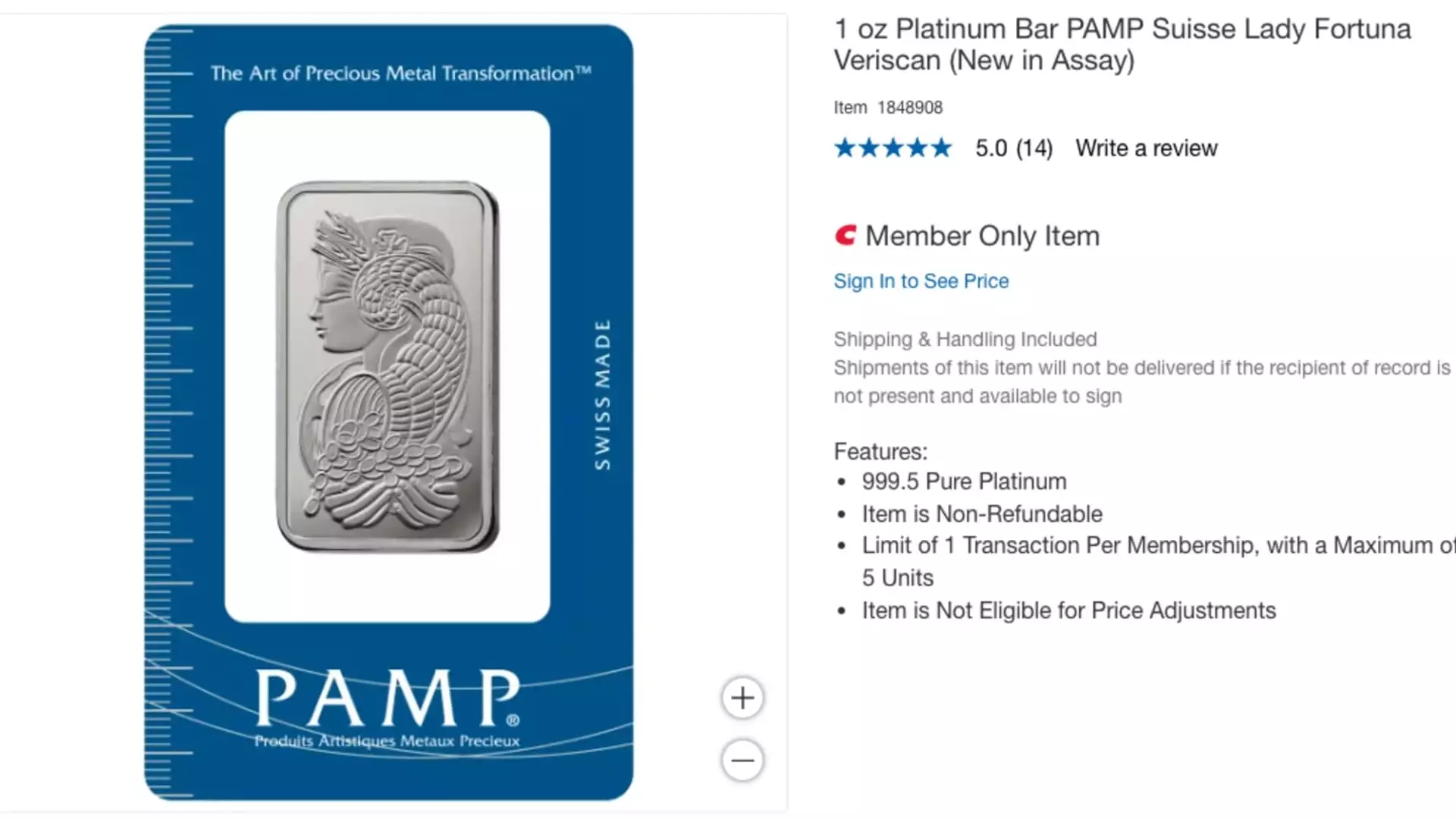 Costco’s Bold Move into the Precious Metals Market: A Closer Look at Platinum Bars