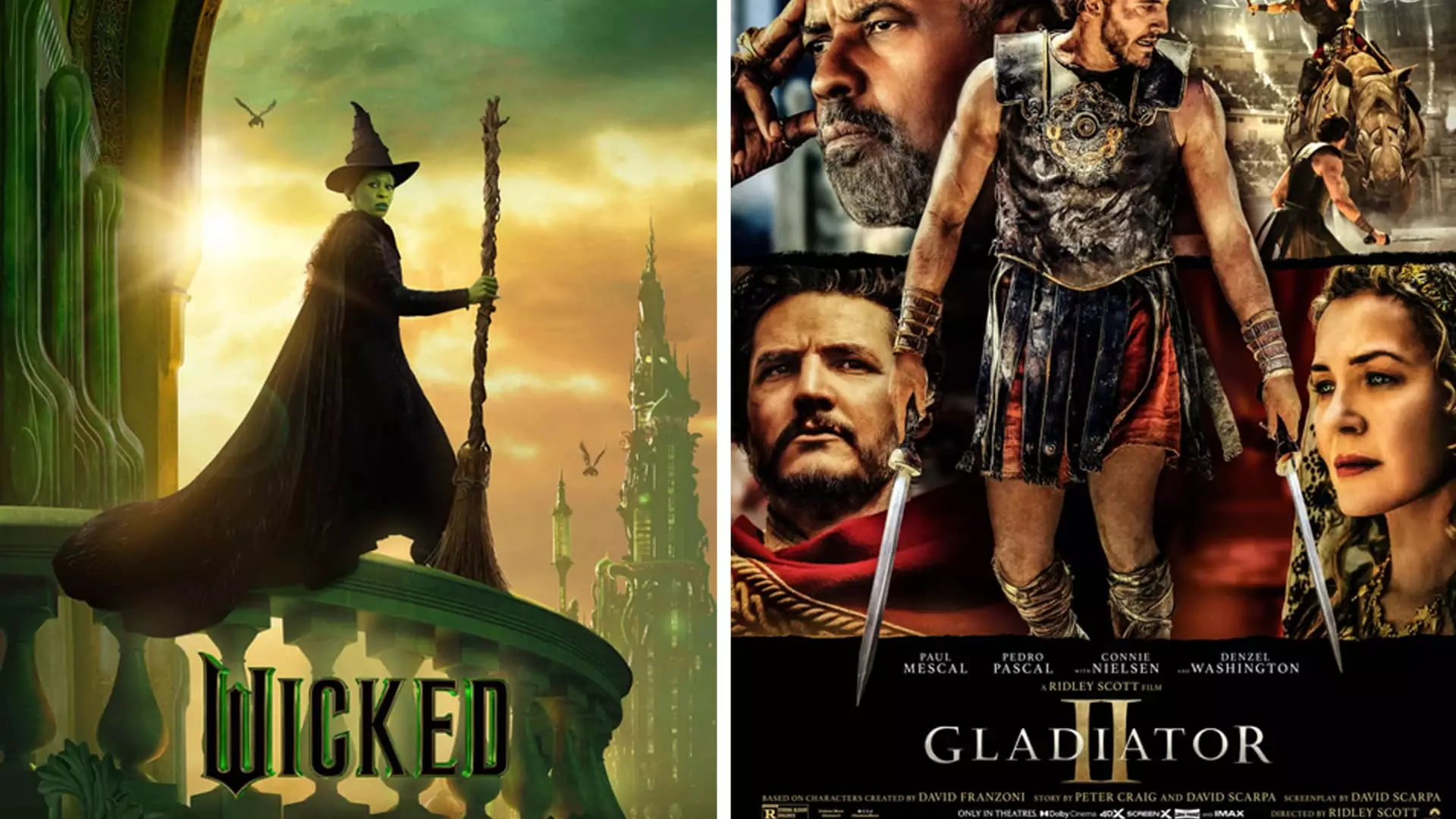 The Colorful Clash: How ‘Wicked’ and ‘Gladiator II’ Are Shaking Up Thanksgiving Box Office Dynamics